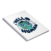 Carnet Bonjour homme Cute Cat (Côté Droit)