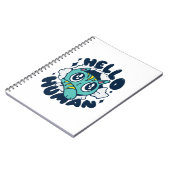 Carnet Bonjour homme Cute Cat (Côté gauche)
