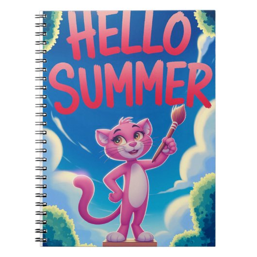 Carnet Bonjour l'été (Devant)
