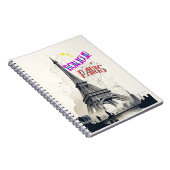 Carnet Bonjour Paris coloré (Côté Droit)