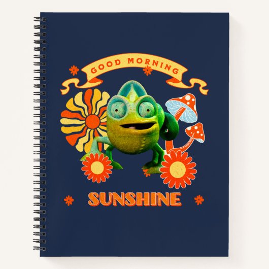 Carnet Bonjour Soleil Drôle Caméléon (Devant)