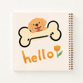 Carnet Bonjour toutou : Joyeux  (Dos)