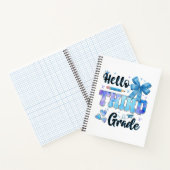 Carnet Bonjour Troisième Année Premier Jour d'École Coque (Intérieur)