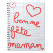 Carnet Bonne fête maman (Devant)
