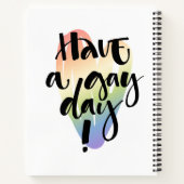 Carnet Bonne Journée Gay (Dos)