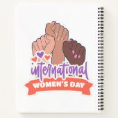 Carnet Bonne Journée internationale de la femme (Dos)