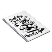 Carnet Bonne journée joli chat (Côté Droit)