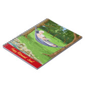 Carnet Bonne retraite personnalisée (Dame à Hammock) (Côté gauche)