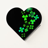 Carnet Bonne St. Patrick's Day, Lucky Clover Green Irish (Dos)