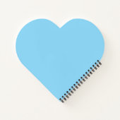 Carnet Bonnes Vibrations Monogramme Avec Nom Bleu (Dos)
