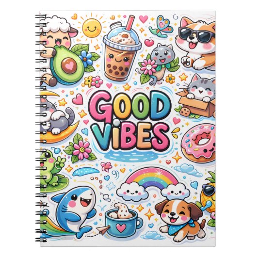 Carnet Bonnes Vibrations Seulement (Devant)