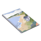 Carnet Bonnet Shores | Aquarelle de la plage de Rhode Isl (Côté Droit)
