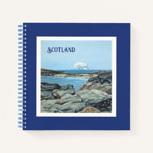 Carnet Bonnie Ecosse paysage de la mer d'été (Devant)