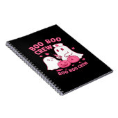 Carnet Boo Boo Crew Nurse Funny Halloween Ghost Nurse Gir (Côté Droit)
