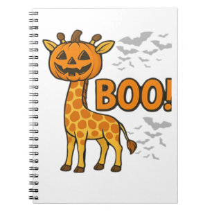 Carnet Boo Giraffe Halloween Costume Giraffe Amour Éffray