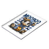 Carnet Boo Halloween Vache Éffrayante Highland (Côté gauche)