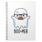 Carnet Boo-mer Funny Moyenne Age Ghost Pun (Devant)