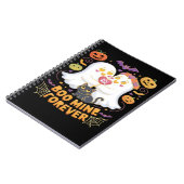 Carnet Boo Mine Forever Mignonne Fantômes Noir Chat Aimer (Côté gauche)