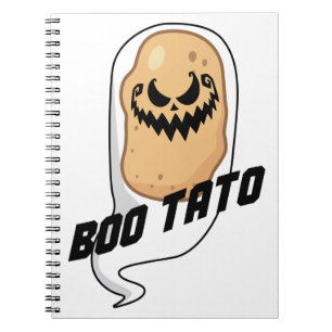 Carnet Boo-Tato Éffrayant de la pomme de terre Halloween