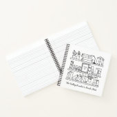 Carnet Book Club Member Personalized Gift Spiral Notebook (Intérieur)