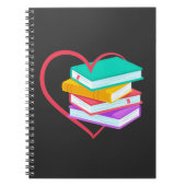 Carnet Book Love Bookworm Reader Cute Reading (Devant)