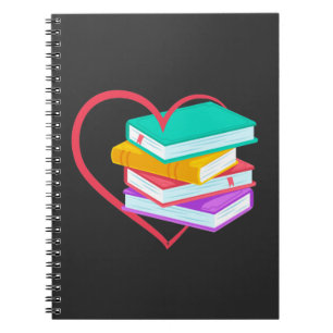 Carnet Book Love Bookworm Reader Lecture de coupures