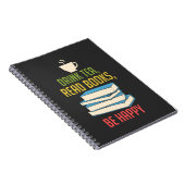 Carnet Book Lover - Tea Books Happy (Côté Droit)