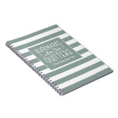 Carnet Bookmarks Are For Quitters Personalized (Côté Droit)