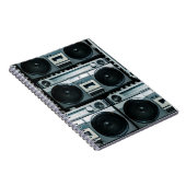 Carnet Boombox radio vintage (Côté Droit)