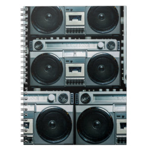 Carnet Boombox radio vintage