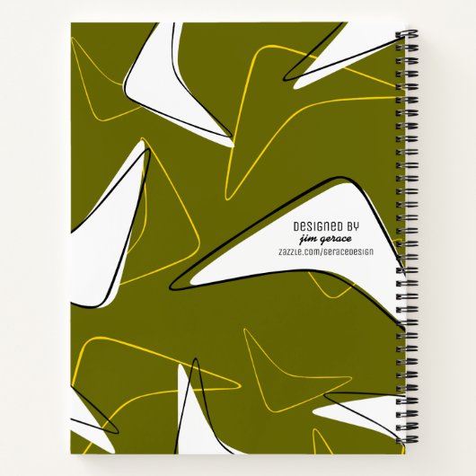 Carnet Boomerangs rétro (Dos)