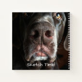 Carnet Boop My Nez Labrador Retriever Gros plan Photo (Dos)