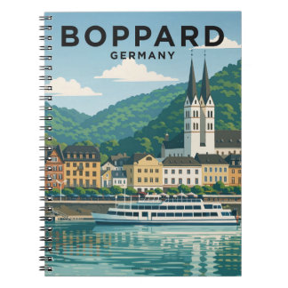 Carnet Boppard Allemagne Art de Voyage Vintage