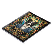 Carnet Border Collie, Chien Art Déco (Côté gauche)