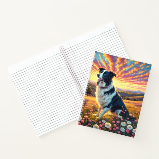 Carnet Border Collie Dog (Intérieur)