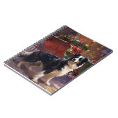 Carnet Border Collie Noël Saison Festive (Côté gauche)
