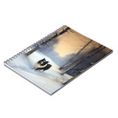 Carnet Border Collie Qu'il neige Noël (Côté gauche)
