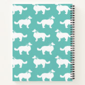 Carnet Bordure Collie Chien Chien Chien Puppy (Dos)
