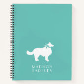Carnet Bordure Collie Chien Chien Chien Puppy (Devant)