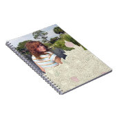 Carnet Bordure de fleur manuscrite (Côté Droit)