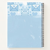 Carnet Bordure de lettres d'amour (Dos)