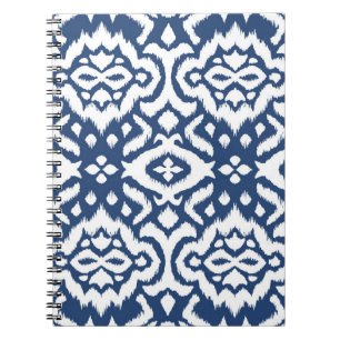 Carnet Bordure dentelle. Ikat motif sans soudure. Cravate