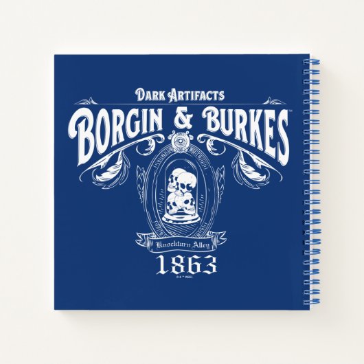 Carnet BORGIN & BURKES™ Artefacts foncés Magasin graphiqu (Dos)