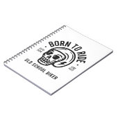 Carnet Born to Ride (Côté gauche)