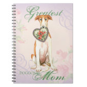 Carnet Borzoi Heart Maman (Devant)