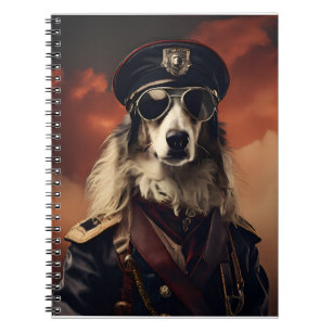 Carnet Borzoi WWI Aviateur Vintage