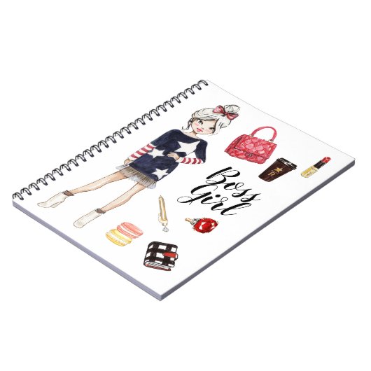 Carnet Boss Girl Notebook (Côté gauche)