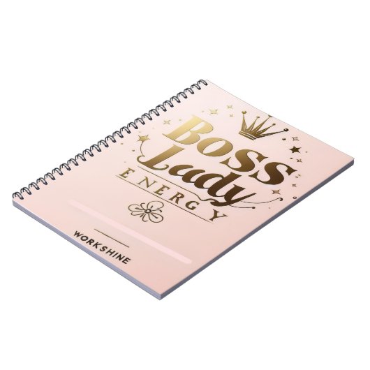 Carnet Boss Lady Energy Notebook (Côté gauche)
