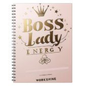 Carnet Boss Lady Energy Notebook (Devant)