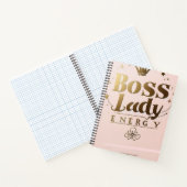 Carnet Boss Lady Energy Spiral Notebook (Intérieur)